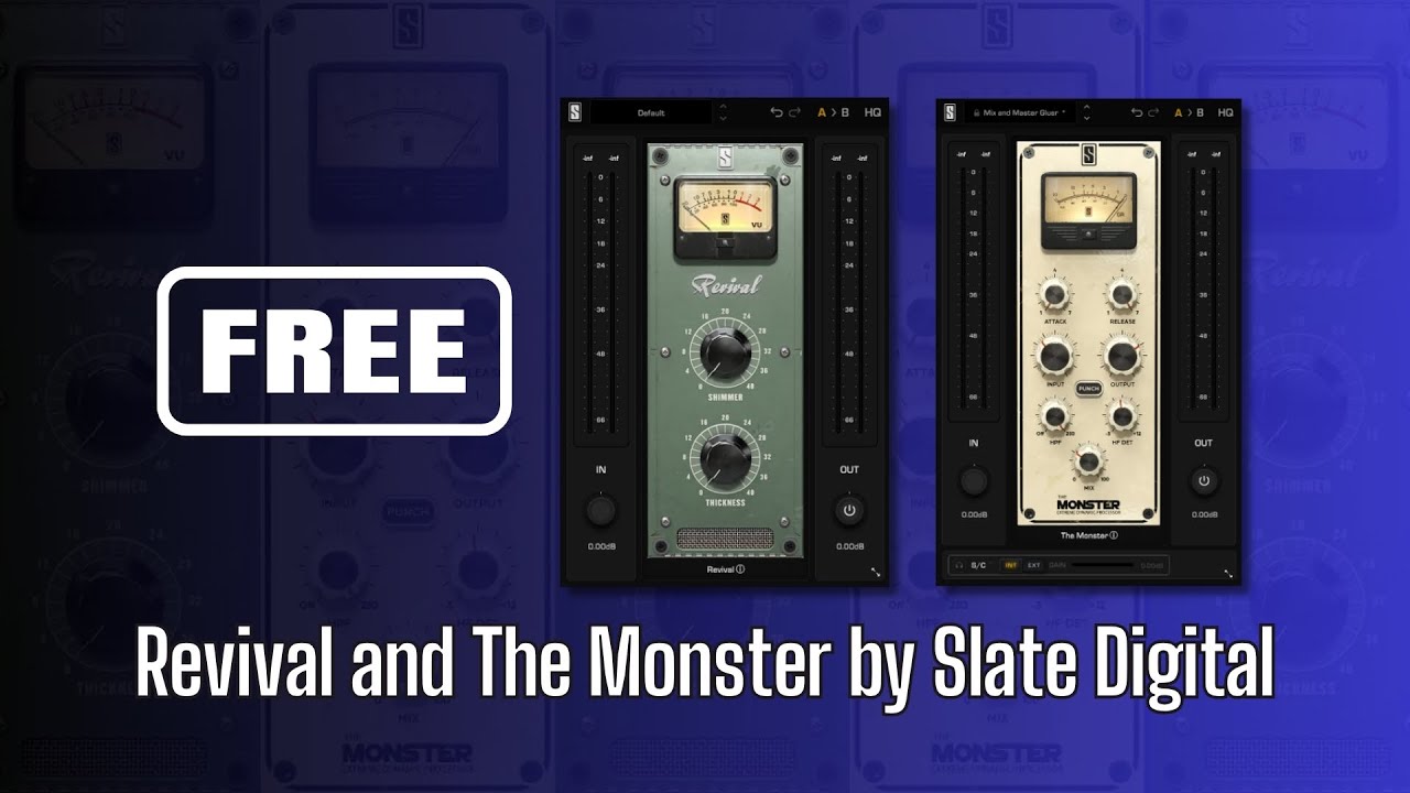 These 2 GREAT FREE Plugins by Slate Digital Now work as individual VSTs - Sound Demo