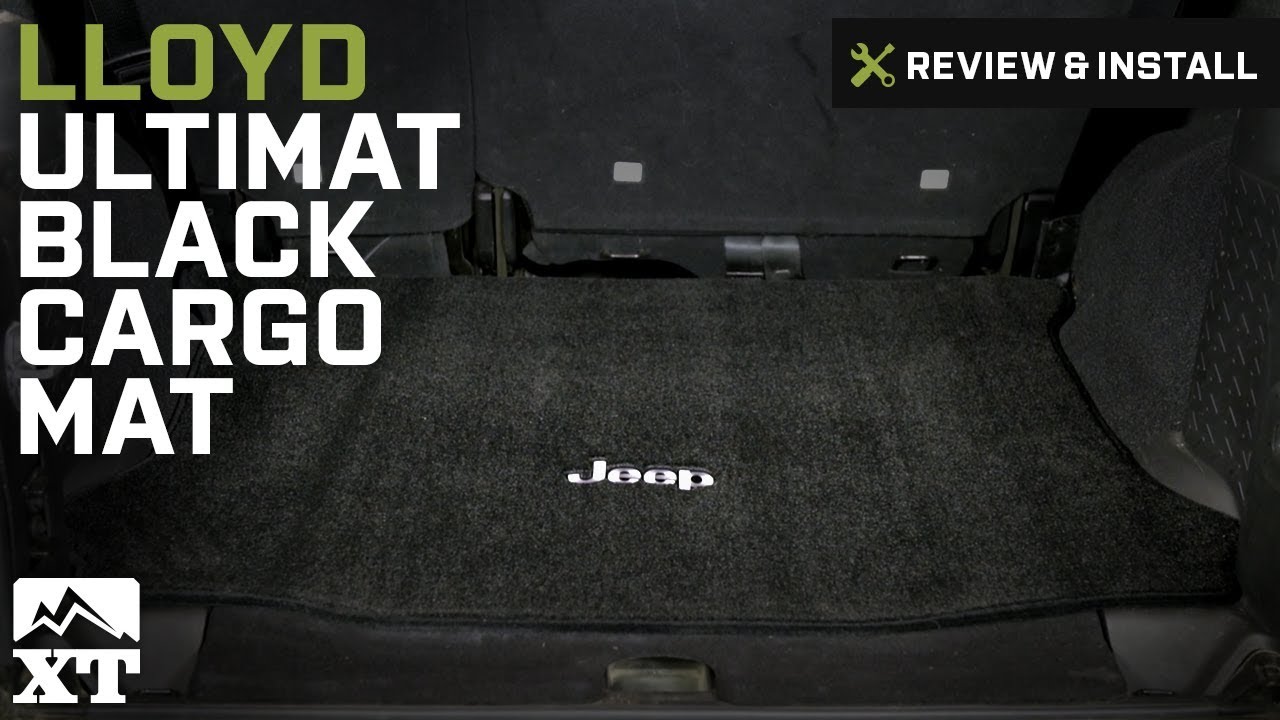 Jeep Wrangler Lloyd Ultimat Black Cargo Mat - Jeep Logo (2007-2016 JK) Review & Install