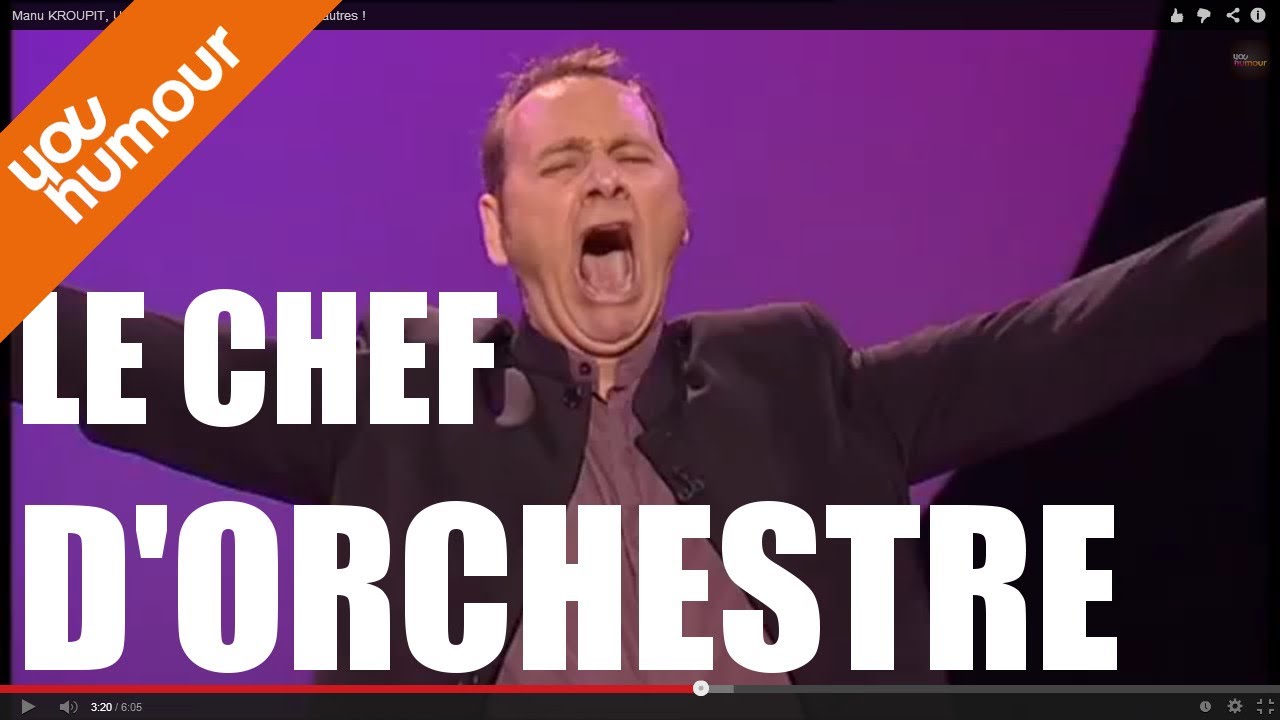 MANU KROUPIT -  Un chef d'orchestre pas comme les autres !