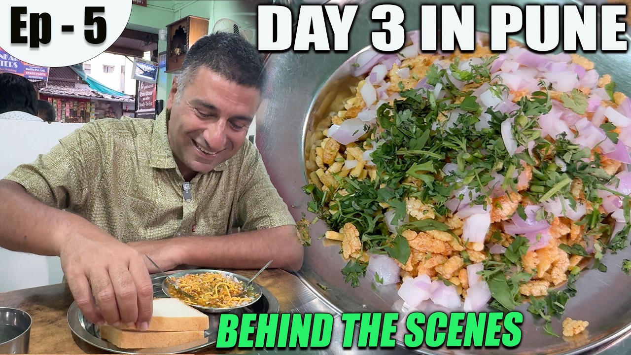 Ep 5 BTS  Pune, Maharashtra | Bedekar Misal | Prabha Vishranti | Behind the Scenes