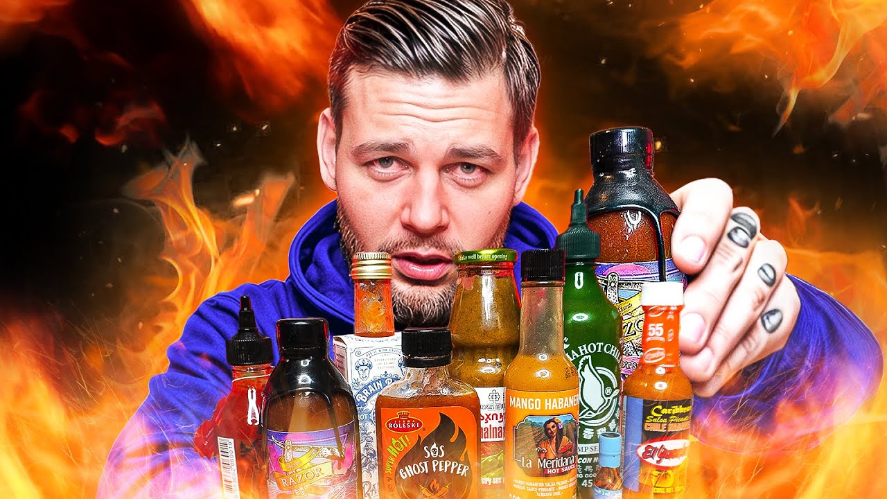 OSTRE SOSY Z CAŁEGO ŚWIATA! | Ostry sos z KONOPIĄ!