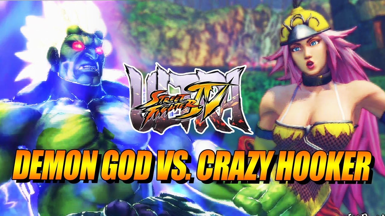 DEMON GOD VS. CRAZY HOOKER: Oni - Ultra Street Fighter 4 Online