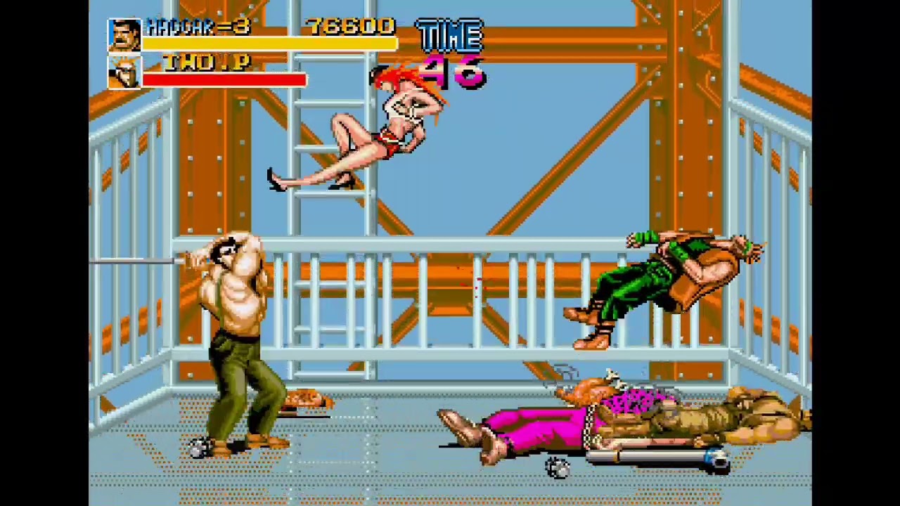 Final fight MD 0,92b Megadrive homebrew longplay partie 4