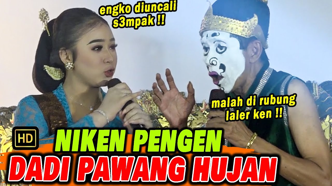 Niken Salindri👍 Belajar dadi Pawang Hujan Karo Gareng Semarang di Pati