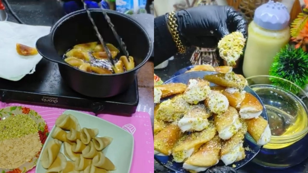لما جوزي يدخل عليا في رمضان ويقولي انتي اللي هتعملي الحلو