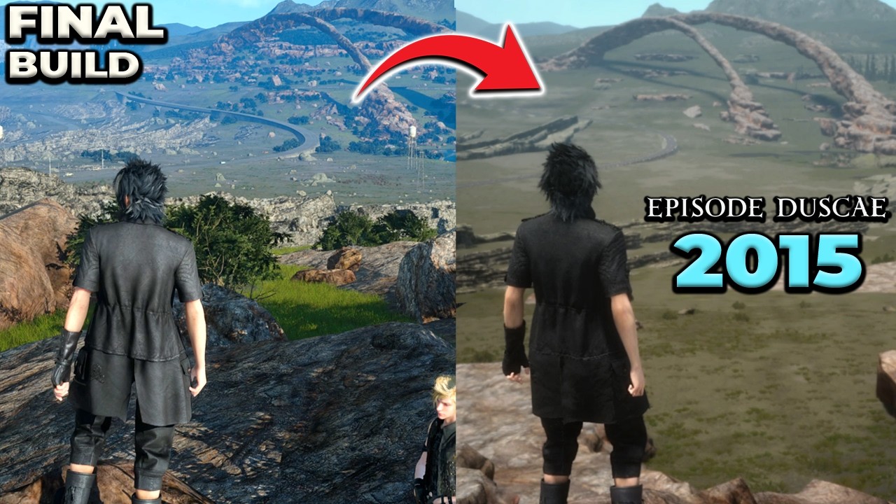 Final Fantasy XVs WILDLY Different 2015 Demo - Direct Comparison