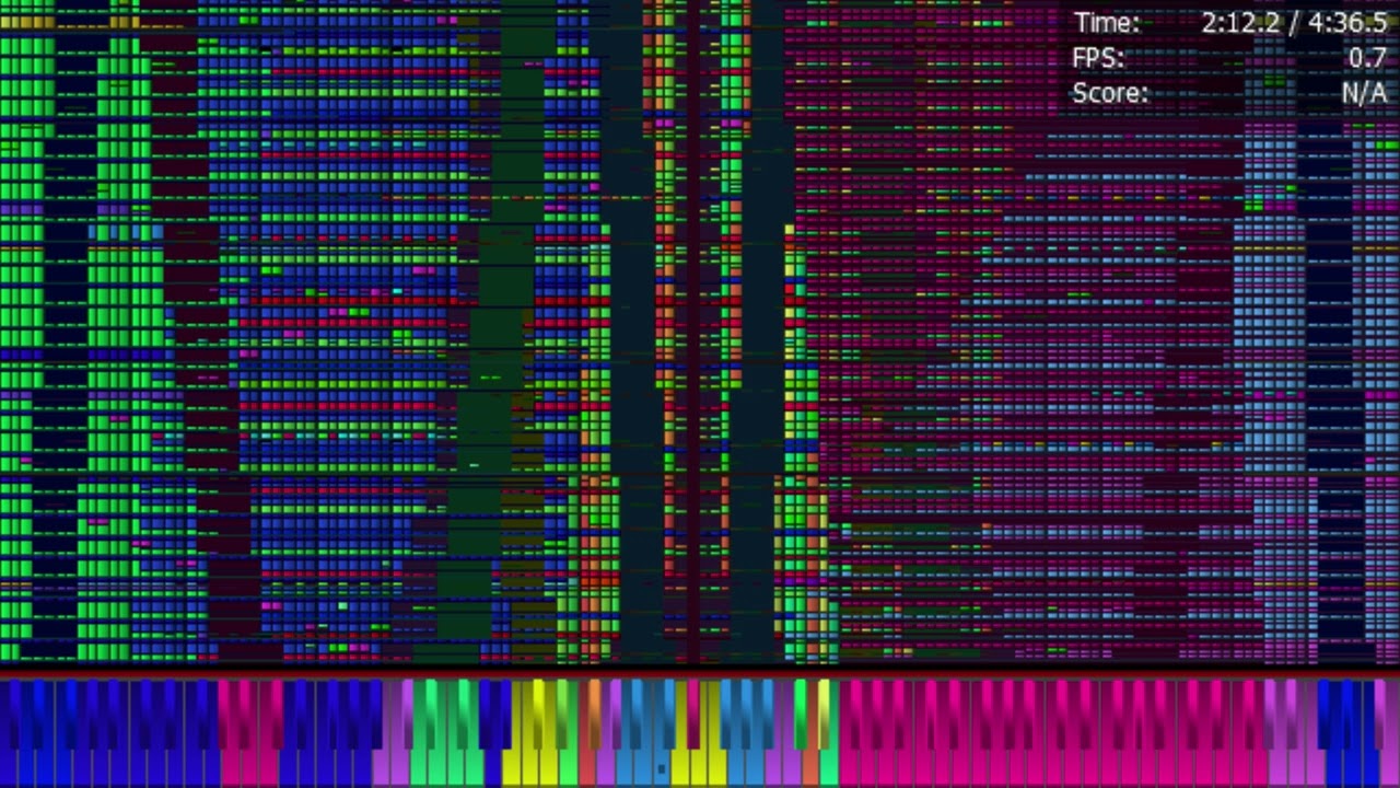 [Black MIDI] Ouranos | 24.337.991 Notes | Legit Run (Pentium Silver N6000)