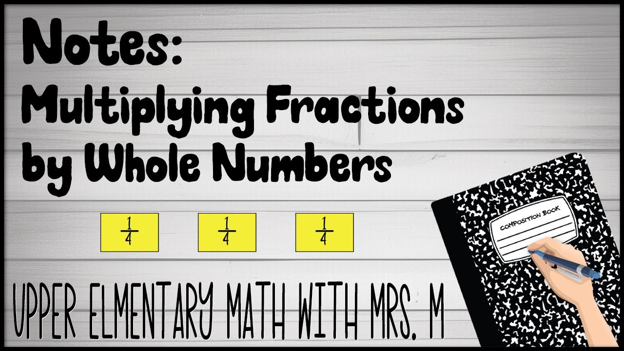 Notes: Multiply Fractions by Whole Numbers