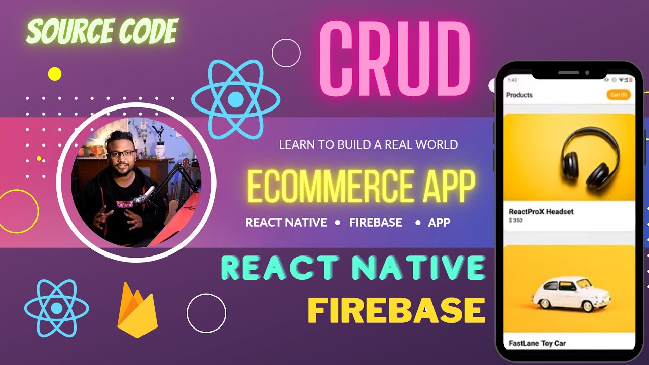 Build a React Native Firebase CRUD App Ecommerce