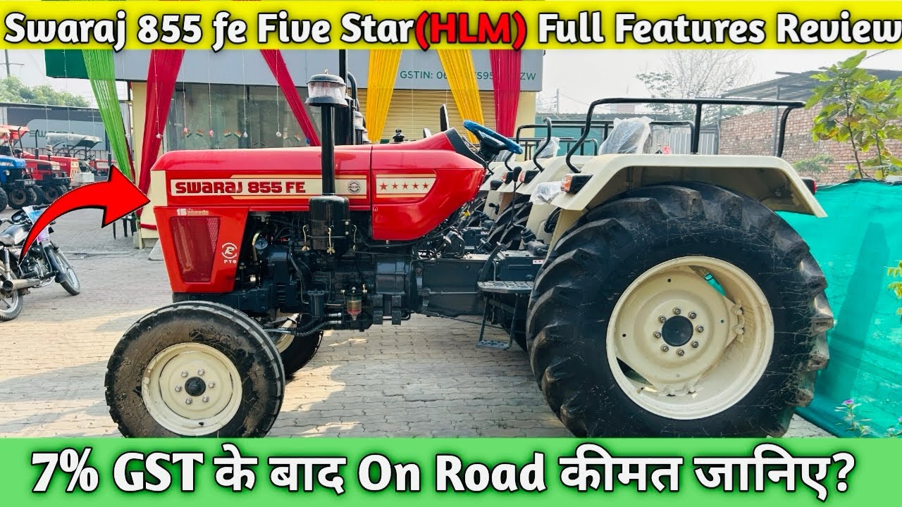 Swaraj 855 fe(HLM) New Model 2025 Full Review With Price 😱Swaraj 855 Fe GST Drop Price ✅