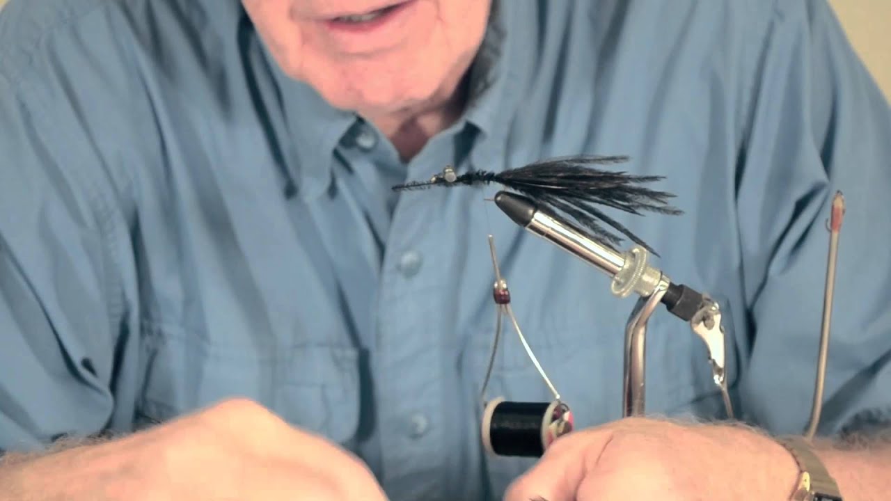 Fly Tying Tip: Tying Bass Flies - Murray's Hellgrammite - Murray's Fly Shop