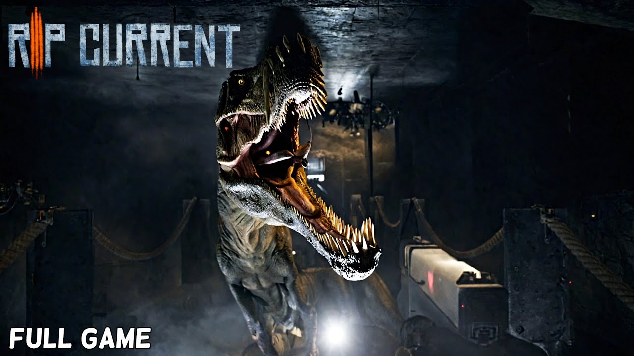Rip Current - Full Game Walkthrough No Commentary | NEW DINOSAUR Horror Game