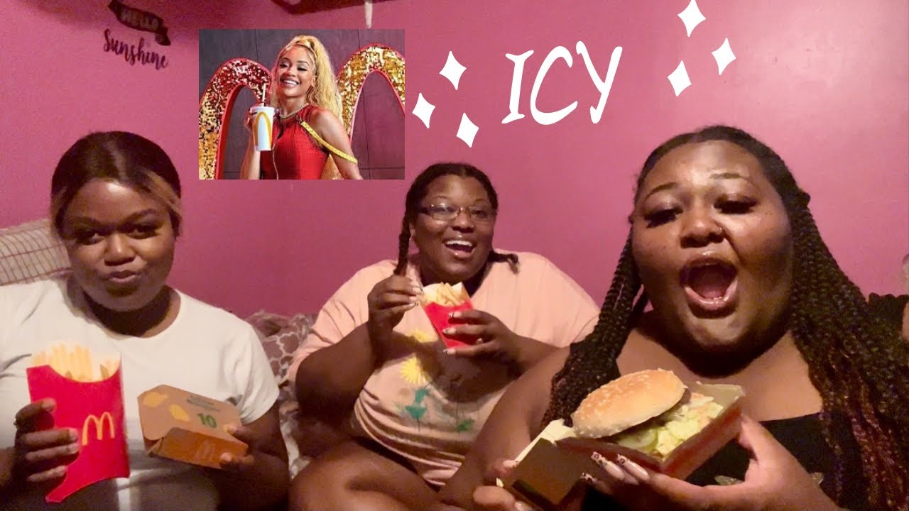 TRYING THE SAWEETIE MEAL at MCDONALDS MEAL | DeLexisEats
