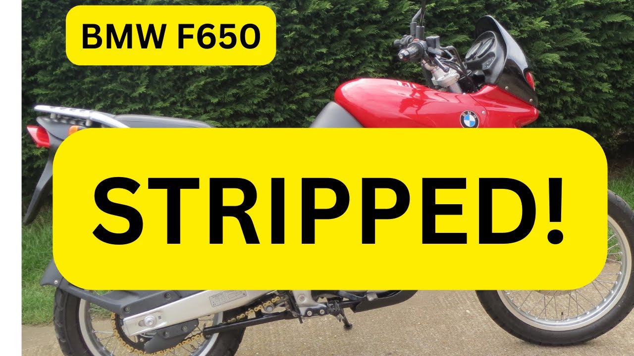 STRIPPED! The restoration of my 1994  BMW F650| 