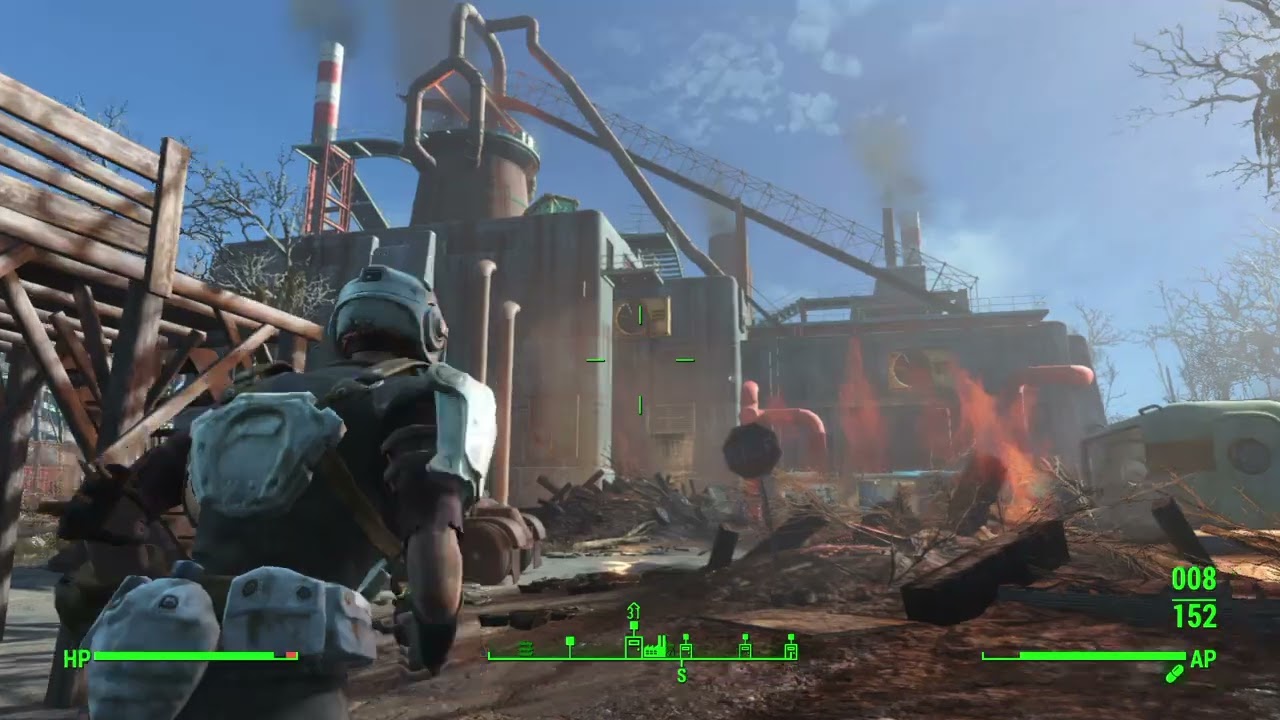 力こそパワー！赤マムシとナマタマゴが世界を救うと信じて！Fallout 4 　パート195　ふぅ・・・潜水艦は壊せないのか…。