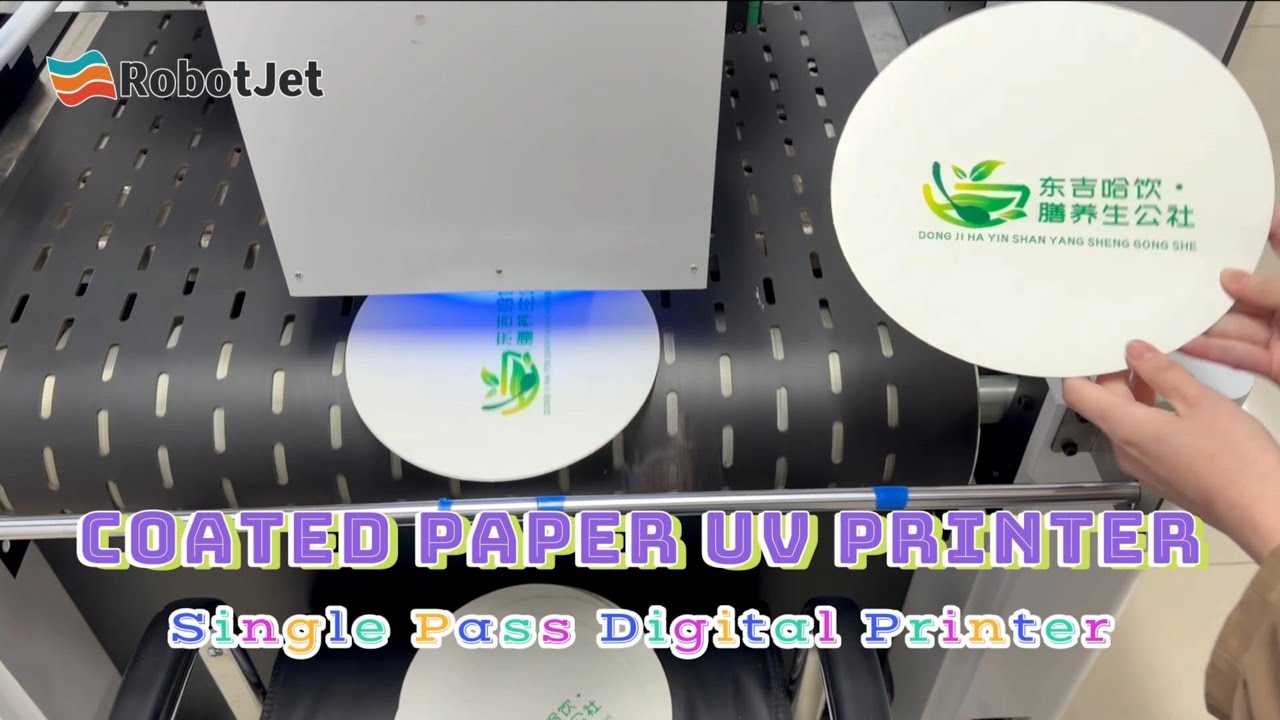Coated Paper UV Single Pass Printer, UV Printing Machine