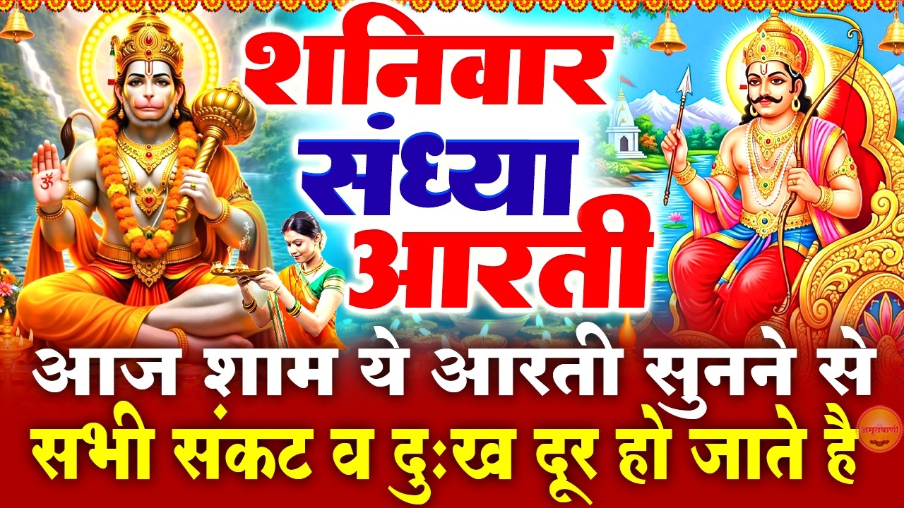 शनिवार स्पेशल संध्या भक्ति - शनिदेव जी की आरती - जय जय शनि देव भक्तन हितकारी - Shani Hanuman Bhajan