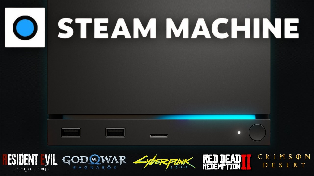 STEAM MACHINE UNBOXING + 4TB UPGRADE + 10 GAMES TESTED