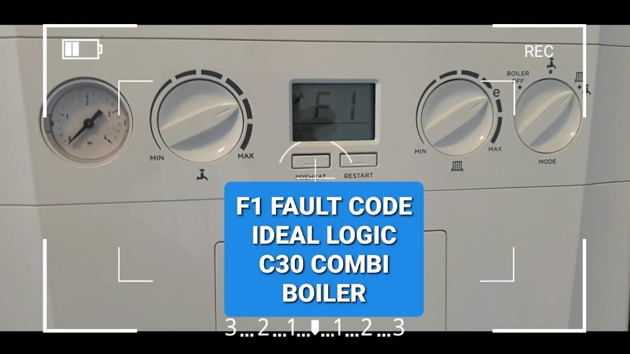 Как отремонтировать или устранить неисправность F1 вашего идеального котла Logic Combi