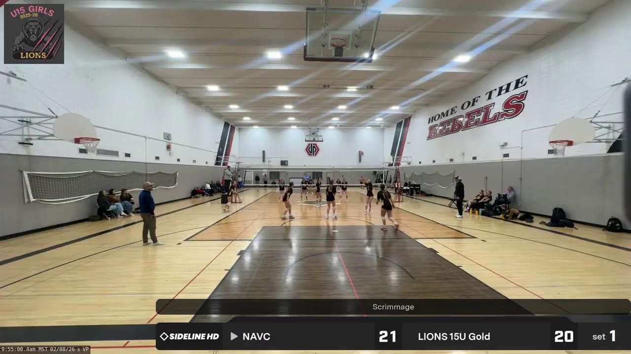 LIONS 15U Gold vs. NAVC (2026.02.08)