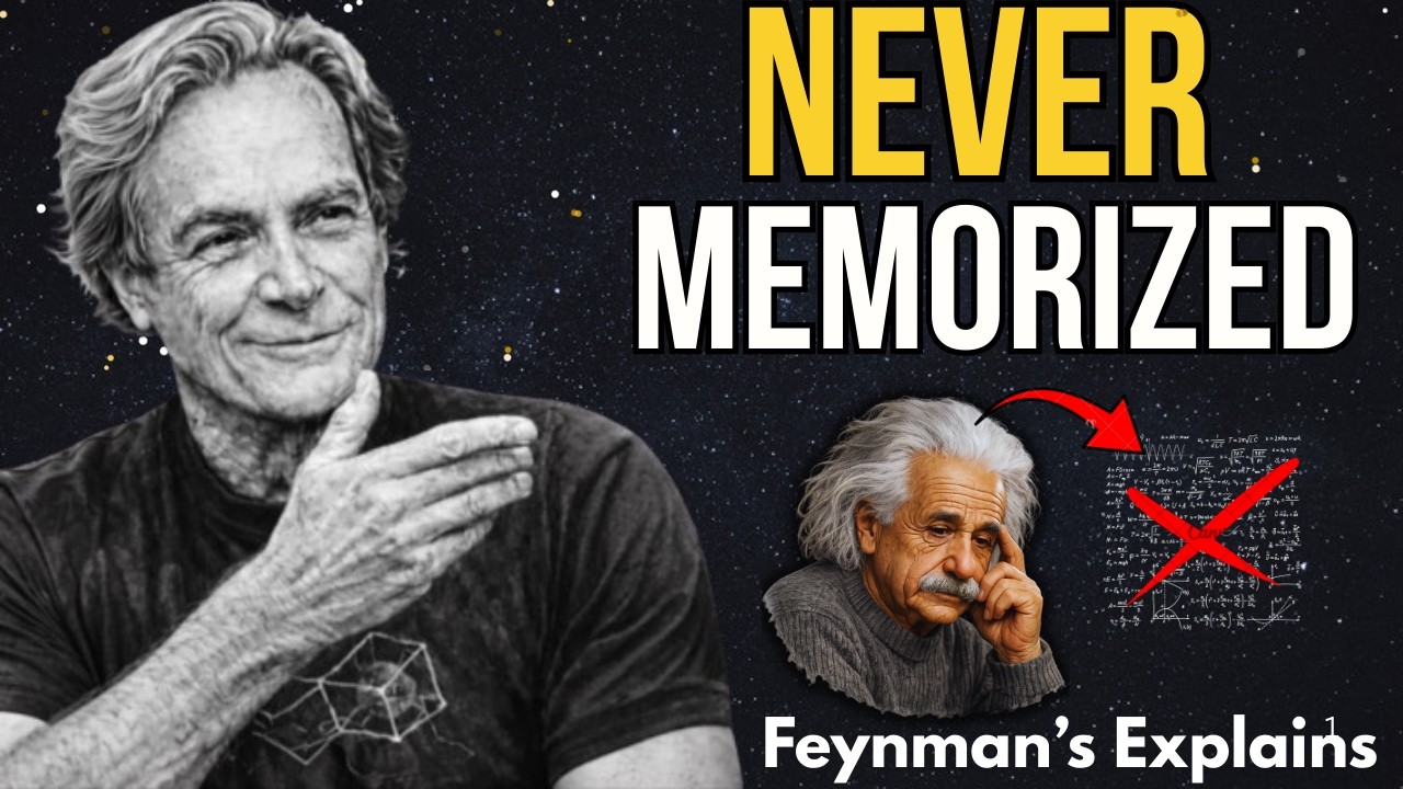 Einstein Never Memorized Facts — Feynman Explains His Genius Method
