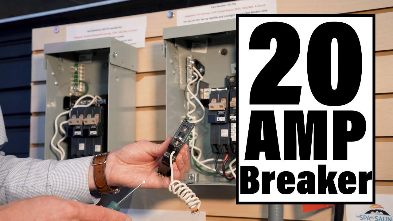 Fixing a tripped 20 AMP Breaker Box for a Hot Tub | Hot Spring Highlife & LImelight series