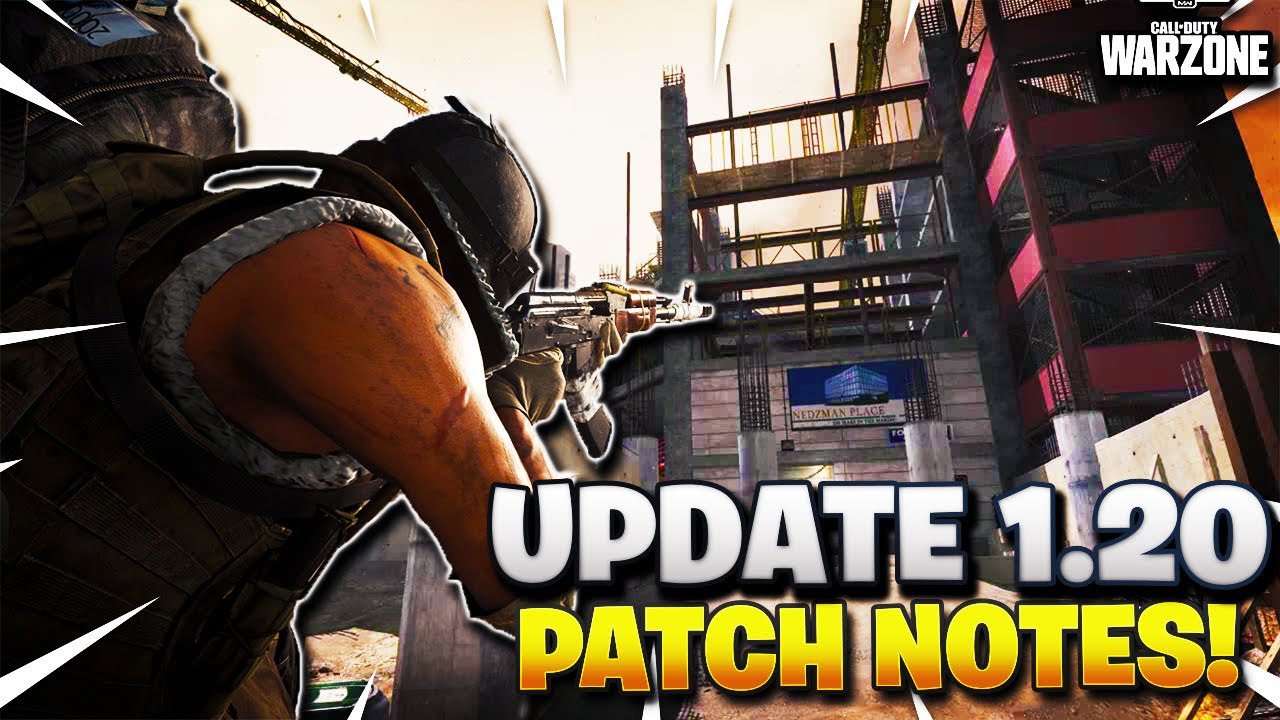 MODERN WARFARE: Update 1.20 PATCH NOTES! NEW DLC MAPS and WEAPONS, ARMOR PLATE BUFF, NEW CAMO & MORE