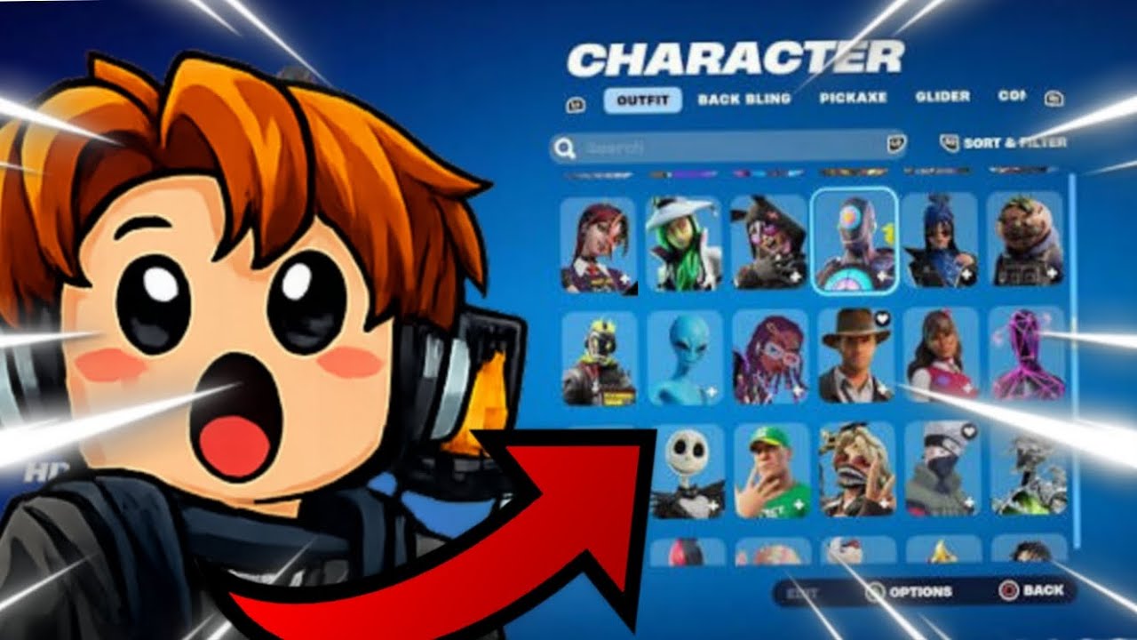 !Enseñándoles mi casillero de fortnite!