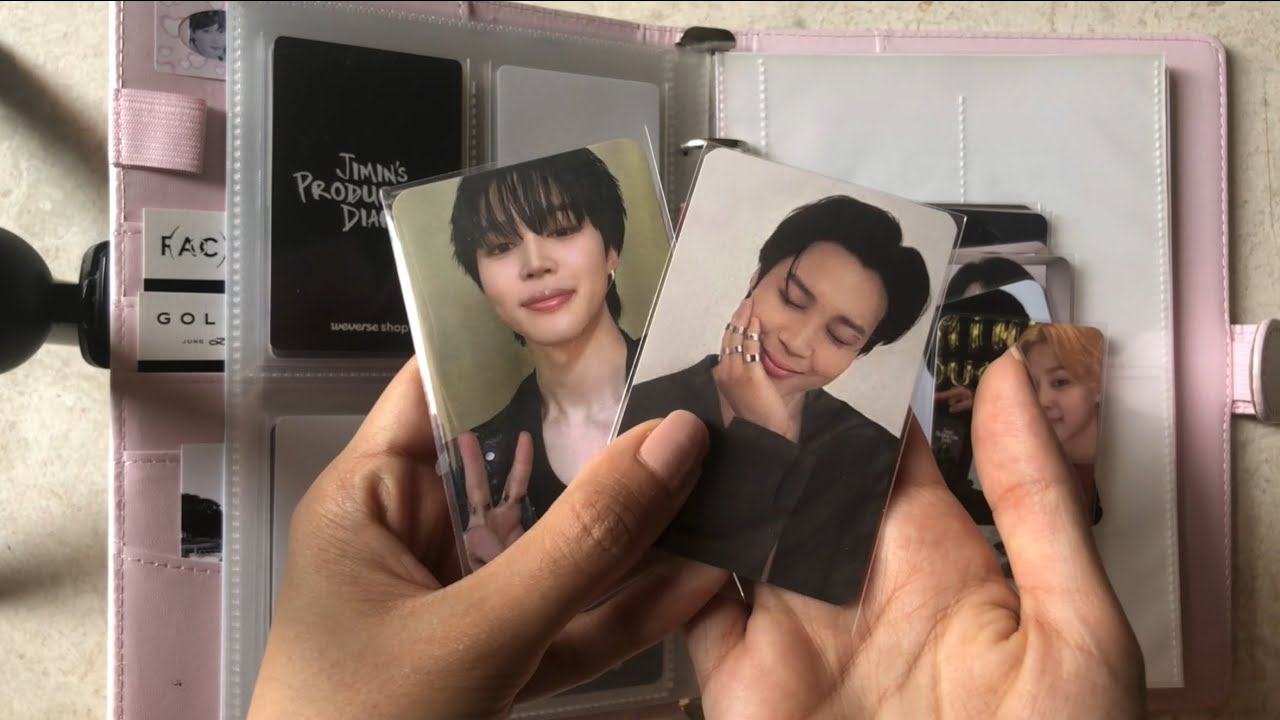 bts binder update | finishing jimin face + jungkook golden 🌟⛅️🍓