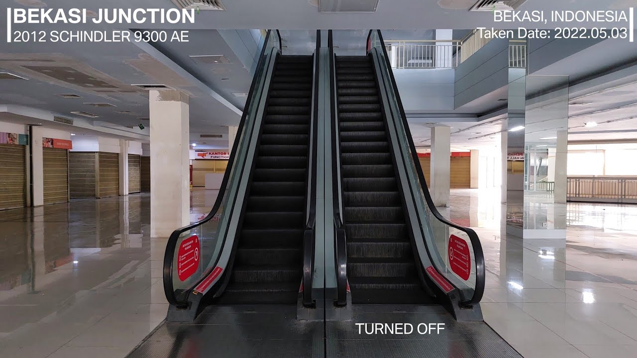 Schindler 9300 AE Escalators at Bekasi Junction, Bekasi, Indonesia