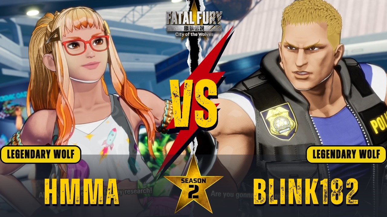 FF:CotW 🌟 HMMA (Preecha) vs BLINK182 (Kevin)🌟Replay Match - FATAL FURY: City of the Wolves!