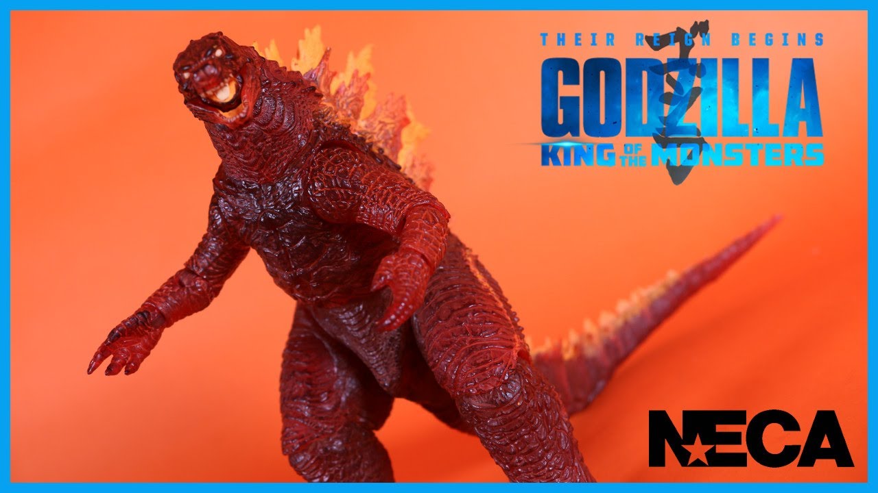 NECA Toys Godzilla King of the Monsters BURNING GODZILLA Action Figure Review
