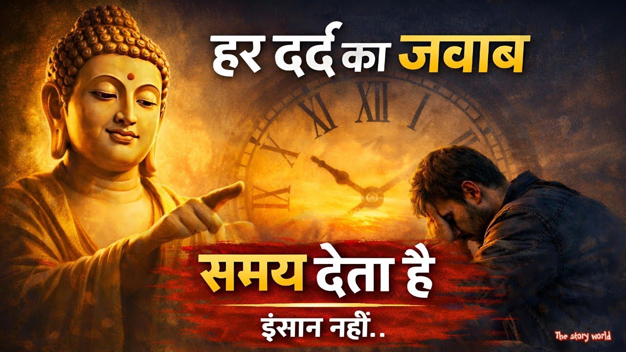 दर्द का जवाब सिर्फ समय देता है,इंसान नहीं | world best buddha motivational speech | buddha story |