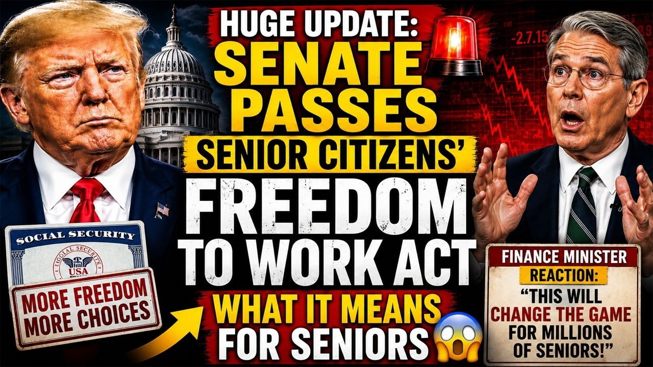 🚨 Huge Update: Senate Passes Senior Citizens&rsquo; Freedom to Work Act &mdash; What It Means for Seniors