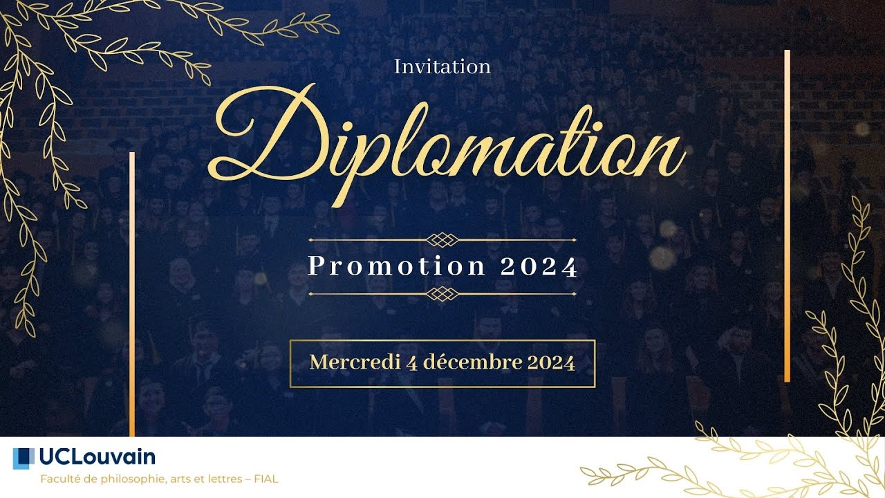 Diplomation 2024 de la Faculté de philosophie, arts et lettres
