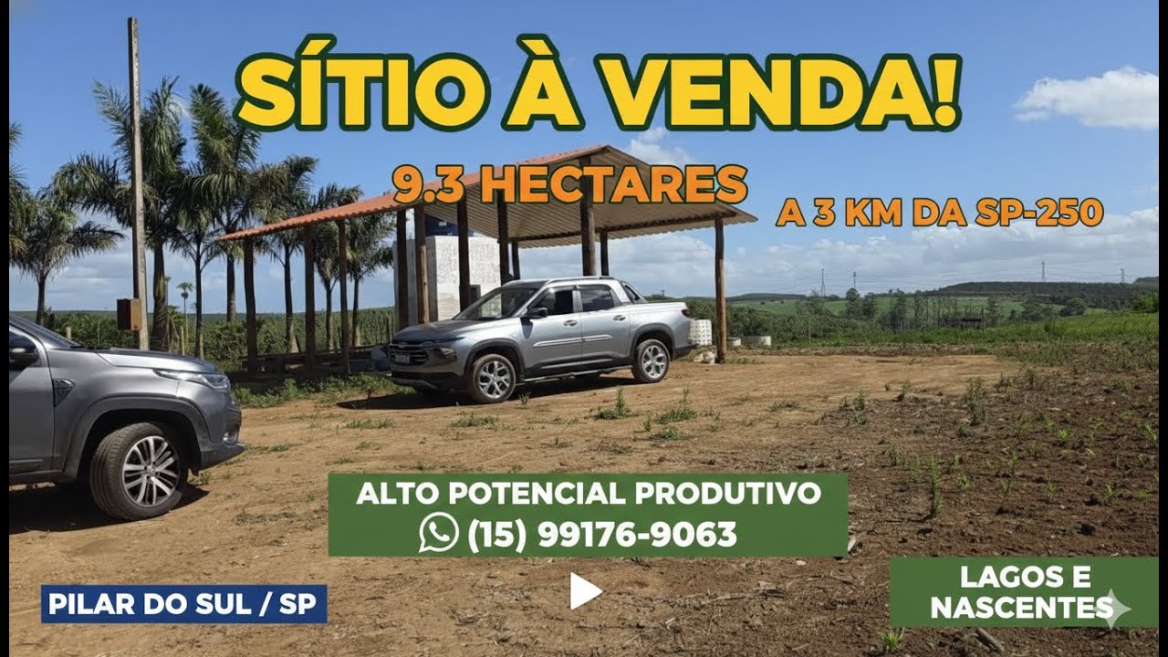 BBF 518   9,3 HECTÁRES EM PILAR DO SUL