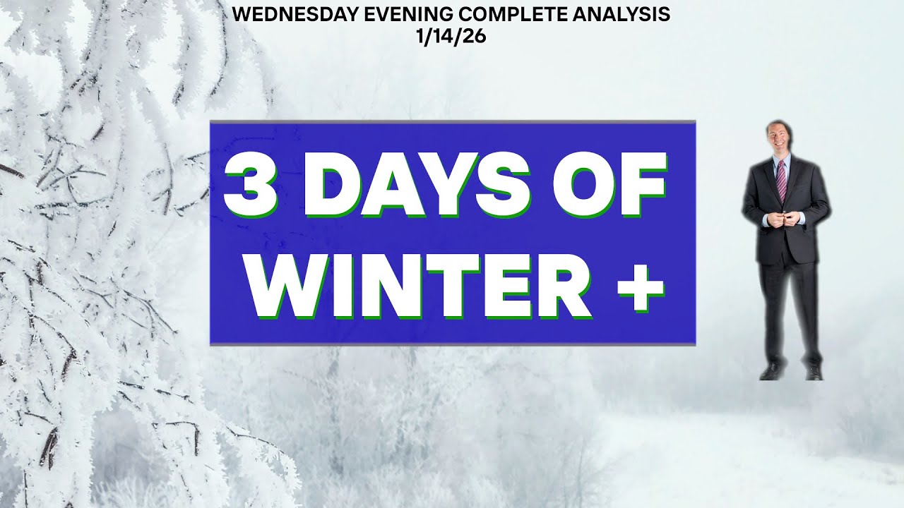 3 DAYS of Wintry Weather - Snow - Wind - and Dangerous Cold Too