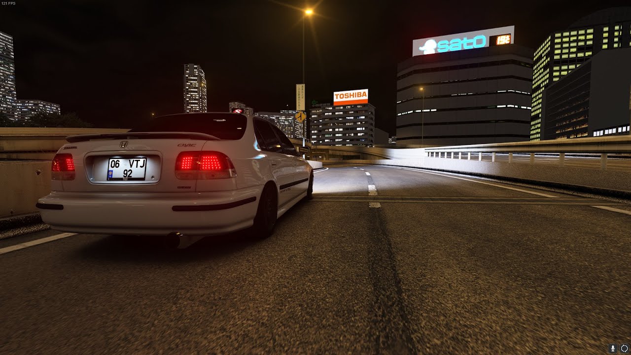 Cengiz Kurtoğlu - Küllenen Aşk -  Assetto corsa Honda Civic