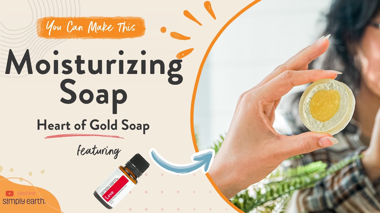 Soap-Making Magic! Create a Stunning Heart of Gold Bar in Minutes