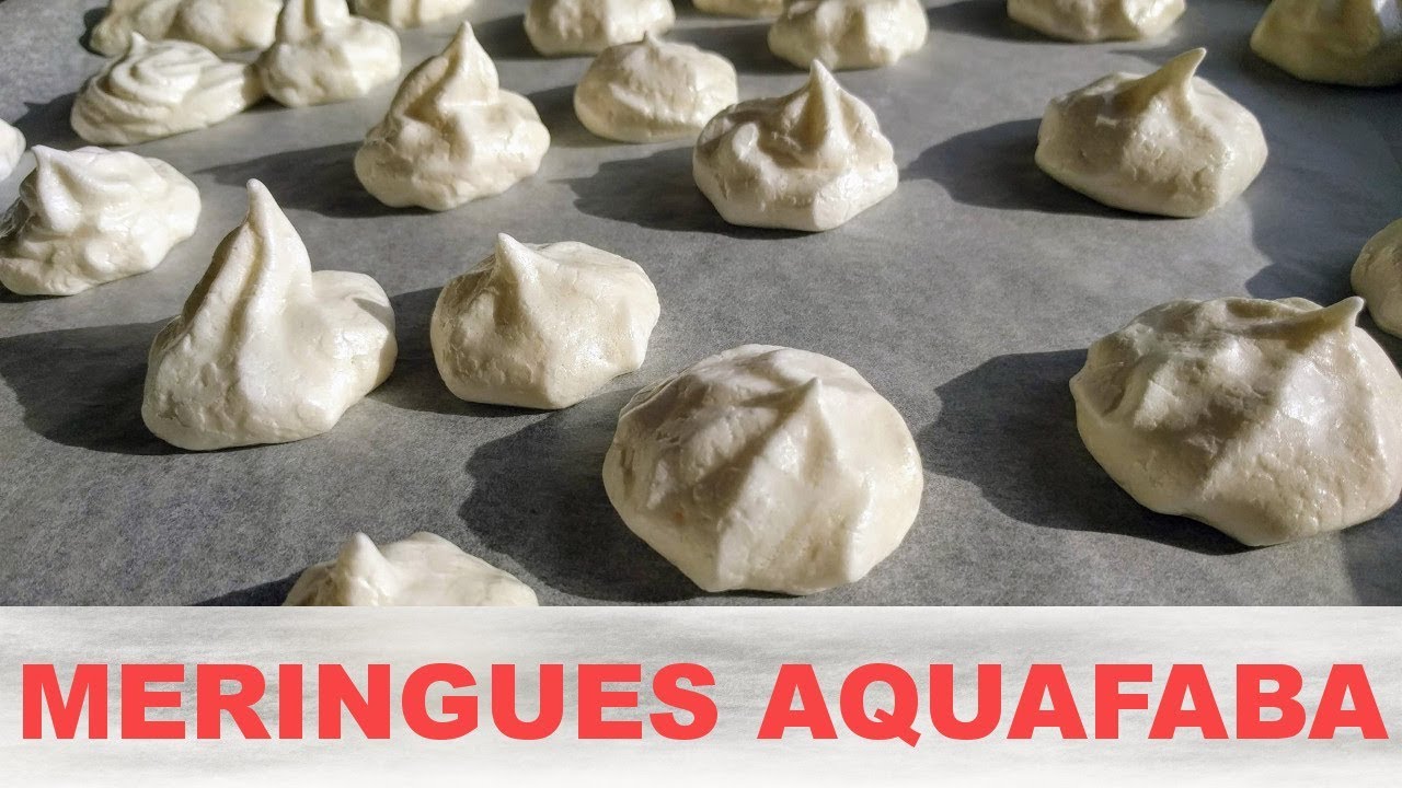 REUSSIR ses meringues AQUAFABA (eau de cuisson des pois chiches)