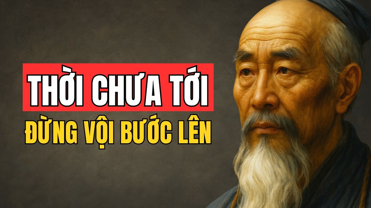 Thời Chưa Tới Đừng Vội Bước Lên | Triết Lý Cổ Nhân