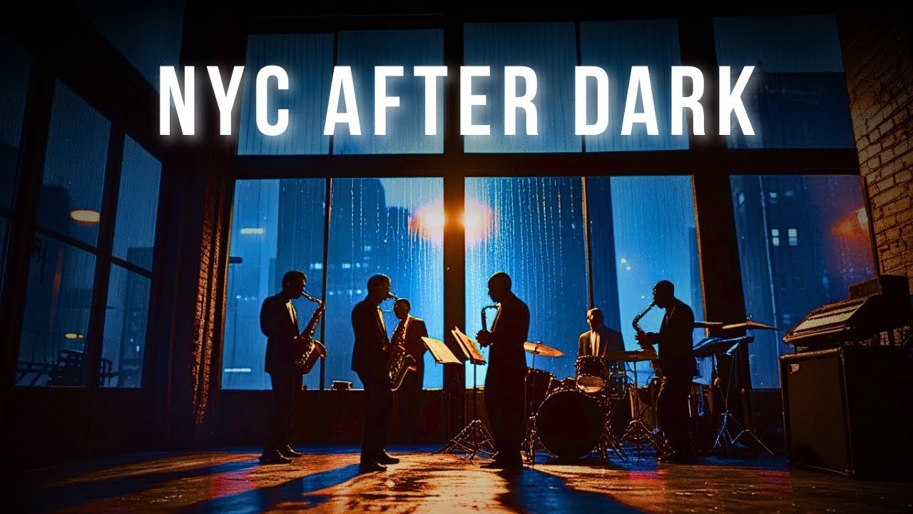 Inside New York at 2AM — Rainy Jazz for Focus