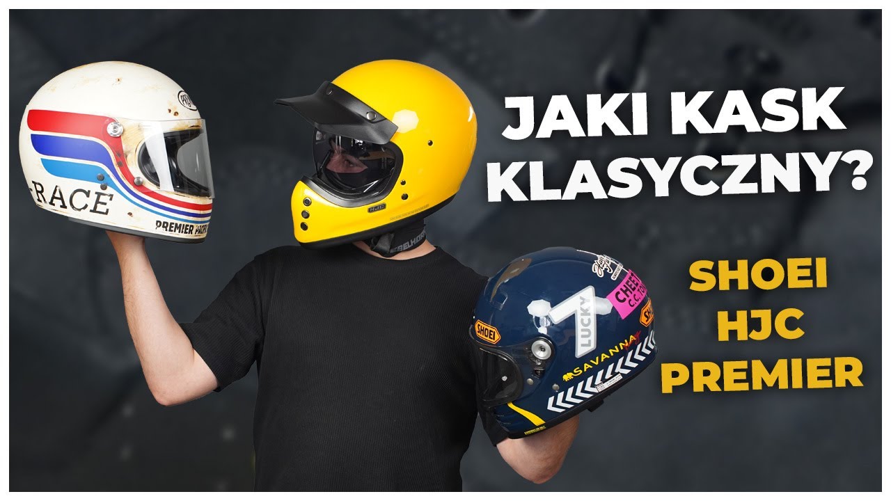 Jaki kask klasyczny 2025? Shoei, Hjc, Premier?