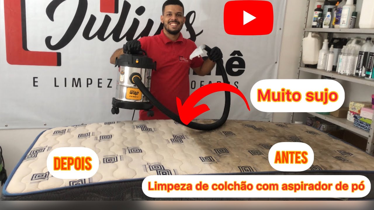 Como lavar colchão usando aspirador de pó, muito prático!