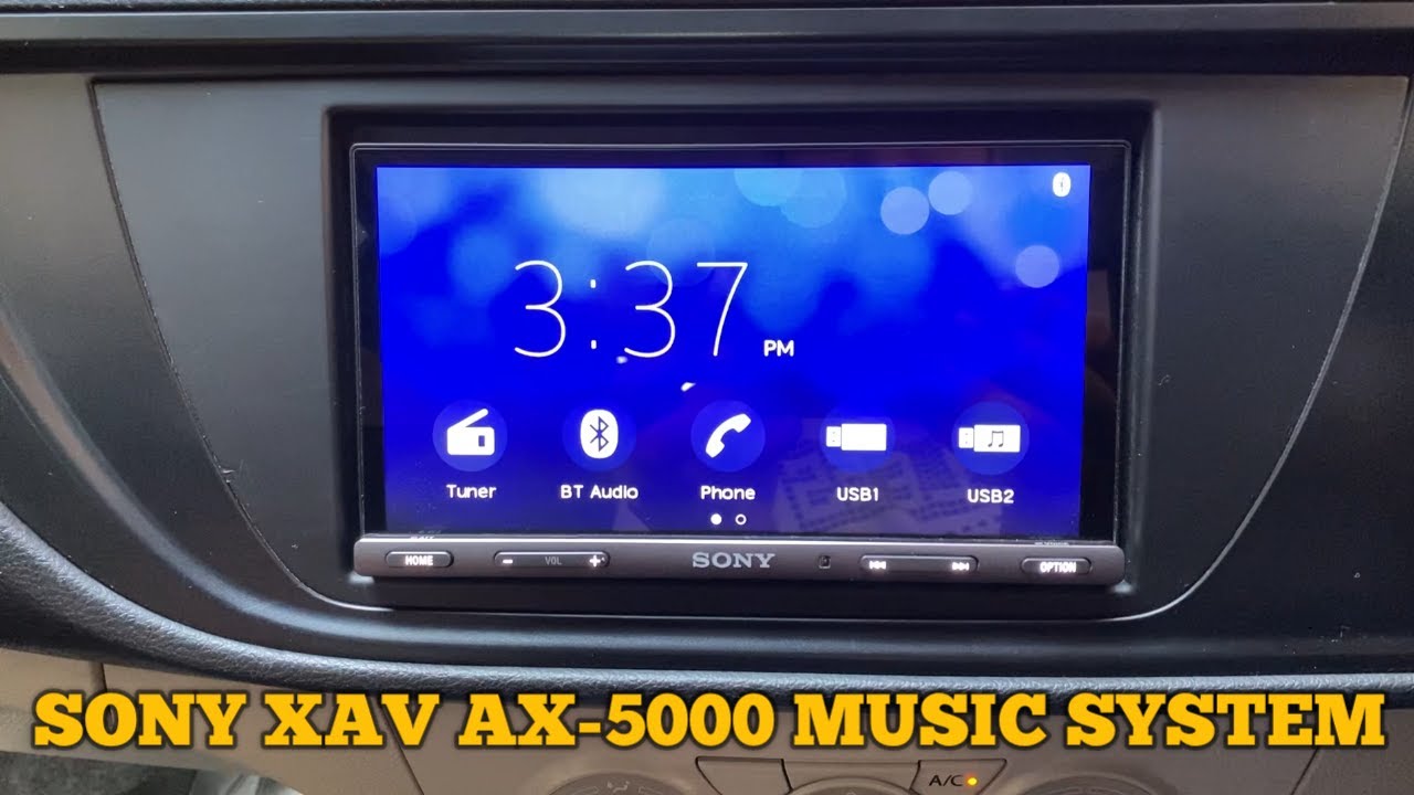 Sony XAV AX-5000 Detailed Review | Apple CarPlay and Android Auto | Sony XAV AX-5000 Features