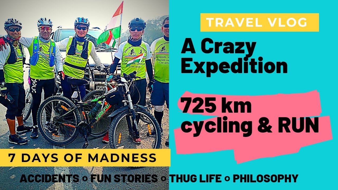 7 Days of Madness| 725 km cycling & RUN | Accidents and other anecdotes