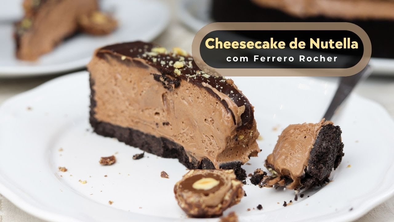Cheesecake de Nutella (com base de Oreo)