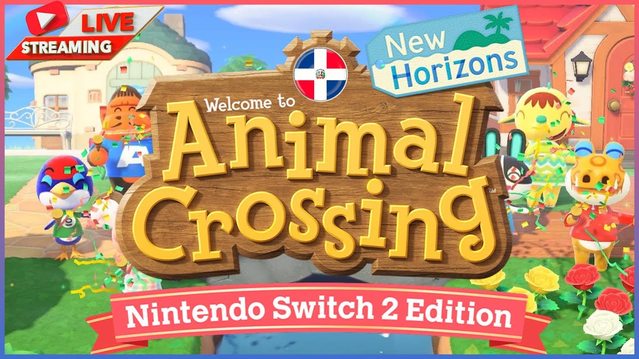 Animal Crossing New Horizons EN VIVO 🌴Un día más en mi isla 🌴