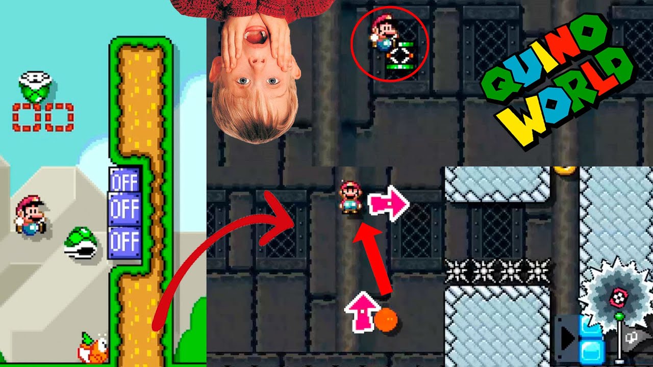 Dos niveles Kaizo cortos pero intentos 😐💀 PARTE 1 - SMM2 - QuinoWorld