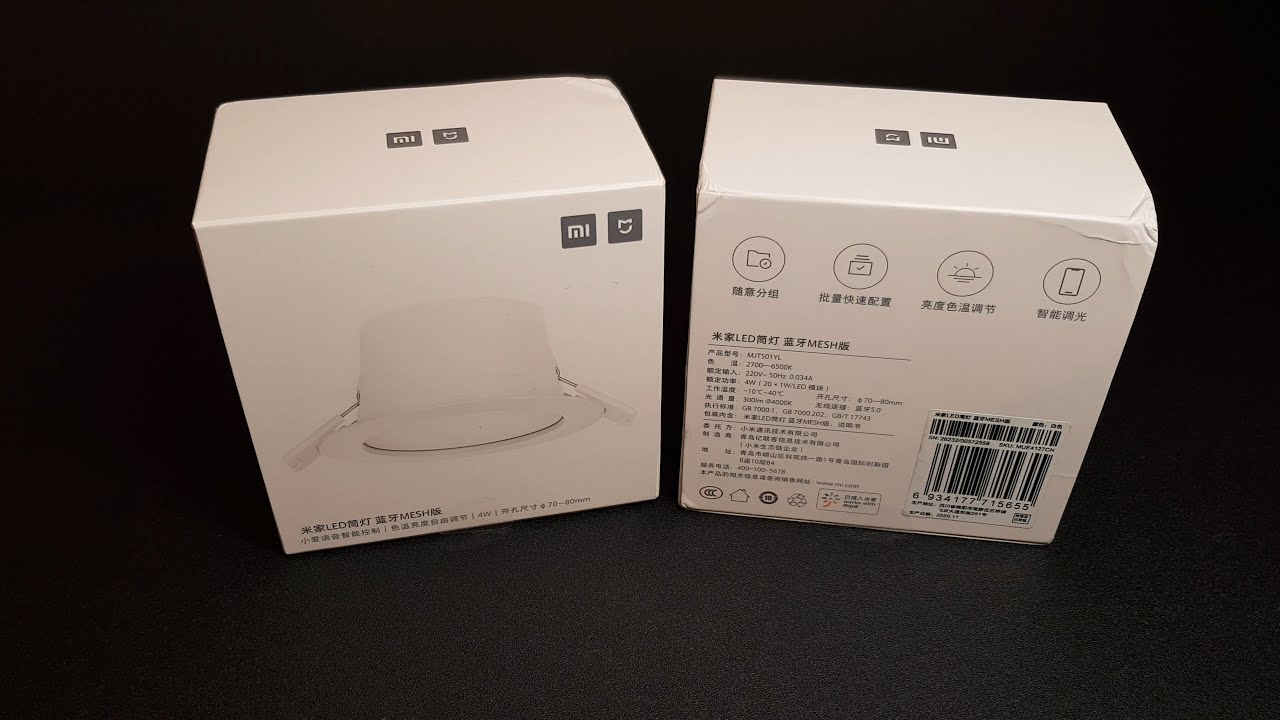 2021 Xiaomi Mijia Smart Led Downlight Unboxing and Installing